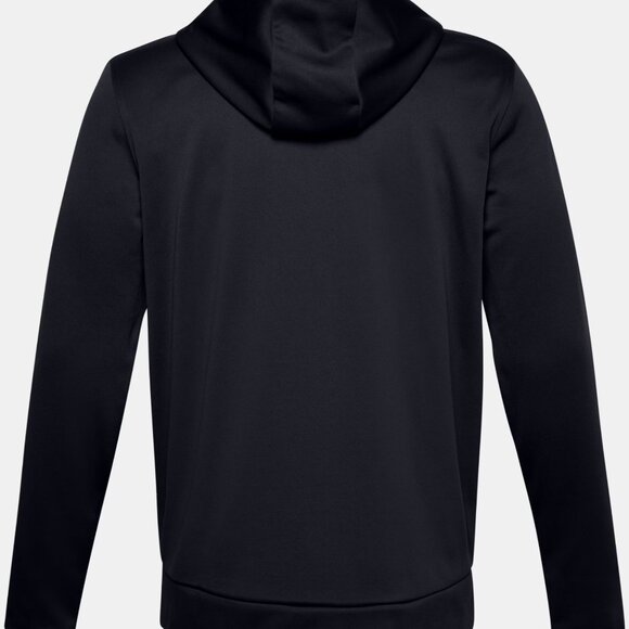 Under Armour โข Fleece Full Zip Hooded Jacket โข Small โข Black โข Coldgear - Picture 8 of 14